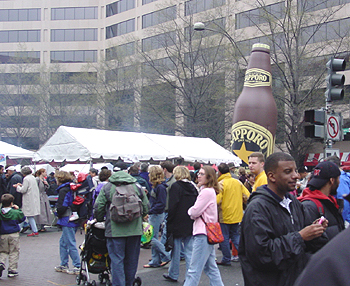2003 Cherry Blossom Festival: Food and cold beverages were available for all.  
 