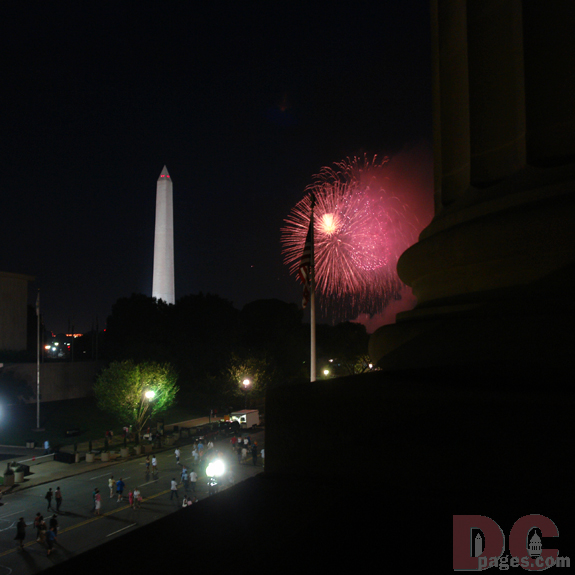 Fireworks light up Constitution