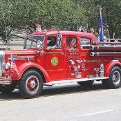This fire engine is over 30 years old