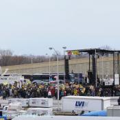 North view of the "March on the Pentagon" rally. 