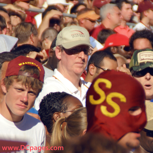 Super Skins fan was in attendance to cheer for the Washington Redskins.