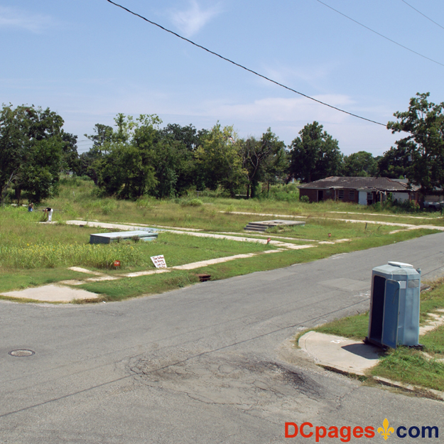 August 2, 2007 - Ninth Ward of New Orleans  - Home swept off its foundation by the flood.
