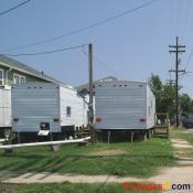 August 2, 2007 - Ninth Ward of New Orleans - FEMA donated trailers.