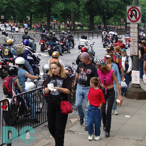 This year it seems like more supporters of Rolling Thunder showed up than previous years.