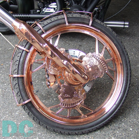 Take a look at the copper Statue of liberty rim on this showpiece, incredible!