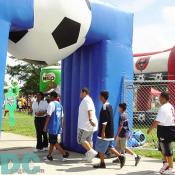The entrance of Soccer Celebration was held at the RFK Stadium Mall. It had different kinds of attractions, and was open to the public and FREE to everyone.