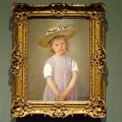 Mary Cassatt's Girl in Straw Hat (American Impressionism)