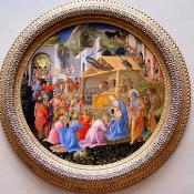 The Adoration of the Maji by Fra Angelico and Fra Fillippo Lippo (Gothic Italian Era)