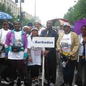Representing Barbados