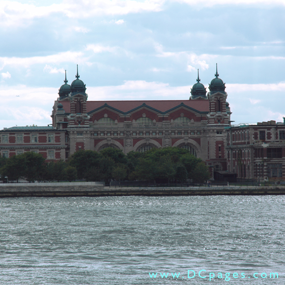 The Main Building, designed by Boring and Tilton, 1898 to 1900. Ellis Island was the leading Federal immigration station from 1892 to 1954.