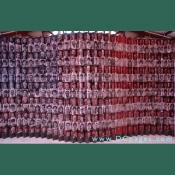 At this angle the flag is almost completely replaced by immigrant faces. This is a must-see work of art. 