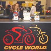 Toyota Trucks renewed sponsorship of The Cycle World International Motorcycle Shows. The shows provide a significant avenue to increasing visibility for Toyota Trucks," stated Todd Ferguson, Toyota's National Merchandising Manager.