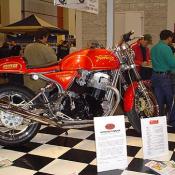 Norton makes a really cool old school looking single cylinder motor bike.