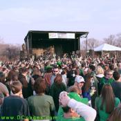 One of the many Shamrock Festival stages.