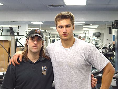 Special thanks once again go out to Washington Capitals strength coach, Jim Fox, and players Michael Nylander and Dainius Zubrus for allowing DCpages access to their workout.