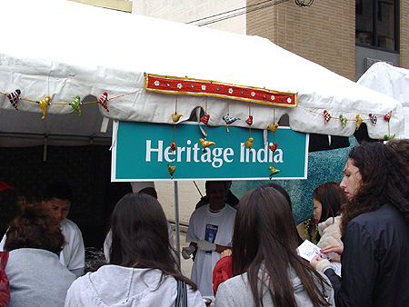 Heritage India offered various types of food to curious customers.