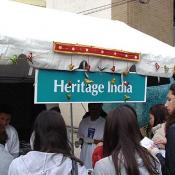 Heritage India offered various types of food to curious customers.