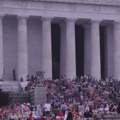 Lincoln Memorial, July 4