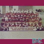 The 1982 Washington Redskins Super Bowl XVII Champions.