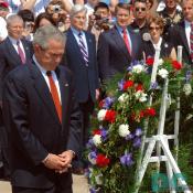 President George W. Bush reflects on the many servicemen and women who died for our country.