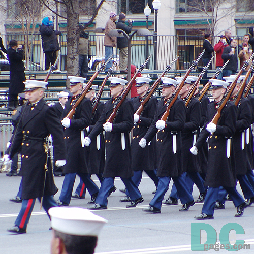 Inaugural Marching Soldiers