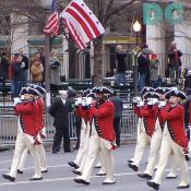 Members of the Fife and Drum Corps, United States Army 3rd Infantry Regimen, also known as "The Old Guard." 