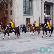 Horseback performers