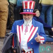 Uncle Sam gives the thumbs up