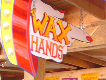 Wax Hands.