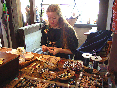 In these different shops, you can find all kinds of interesting crafts.