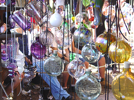 A bounty of glassworks. 