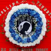 This wreath represents all of the men missing in action, and prisoners of war.