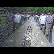 The Vietnam War Memorial "The Wall".