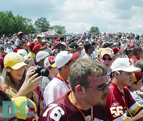 A crowd estimated over 20,000 attended fan appreciation day.