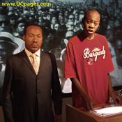 Civil Rights Room - Andre acts out Rev. Martin Luther King Jr.'s famous "I have a Dream" speech. Dr. King brought hope and healing to America.