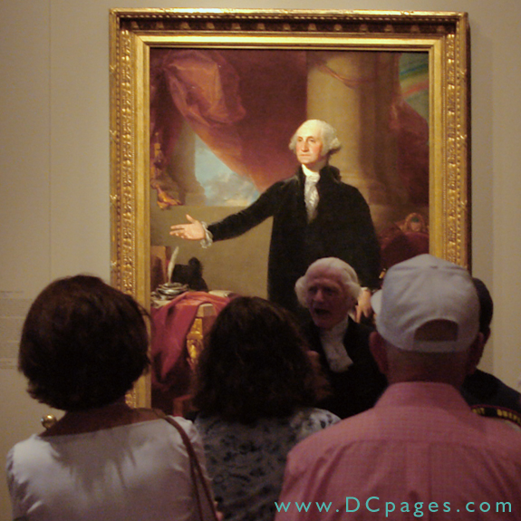 First Floor - America's Presidents - This George Washington actor discusses the The iconic Lansdowne portrait of George Washington by Gilbert Stuart,