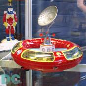 Outer Space Toy Space Ship with Communication Dish and Robot Steven F. Udvar Hazy Center.