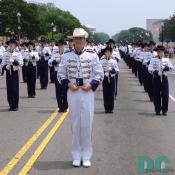 Marching band leader.