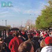 Washington Nationals' Inaugural Home Opener - You could feel the excitement in the air as fans walked up to the gates of the stadium. Music, whistles and cheers were all around you.