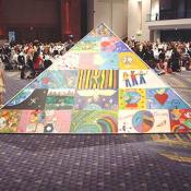 Art for Peace Pyramid at the Awards Ceremony, Washington Convention Center, September 12, 2003