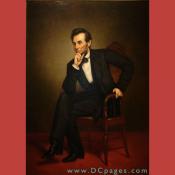 First Floor - America's Presidents - Portrait of Abraham Lincoln.